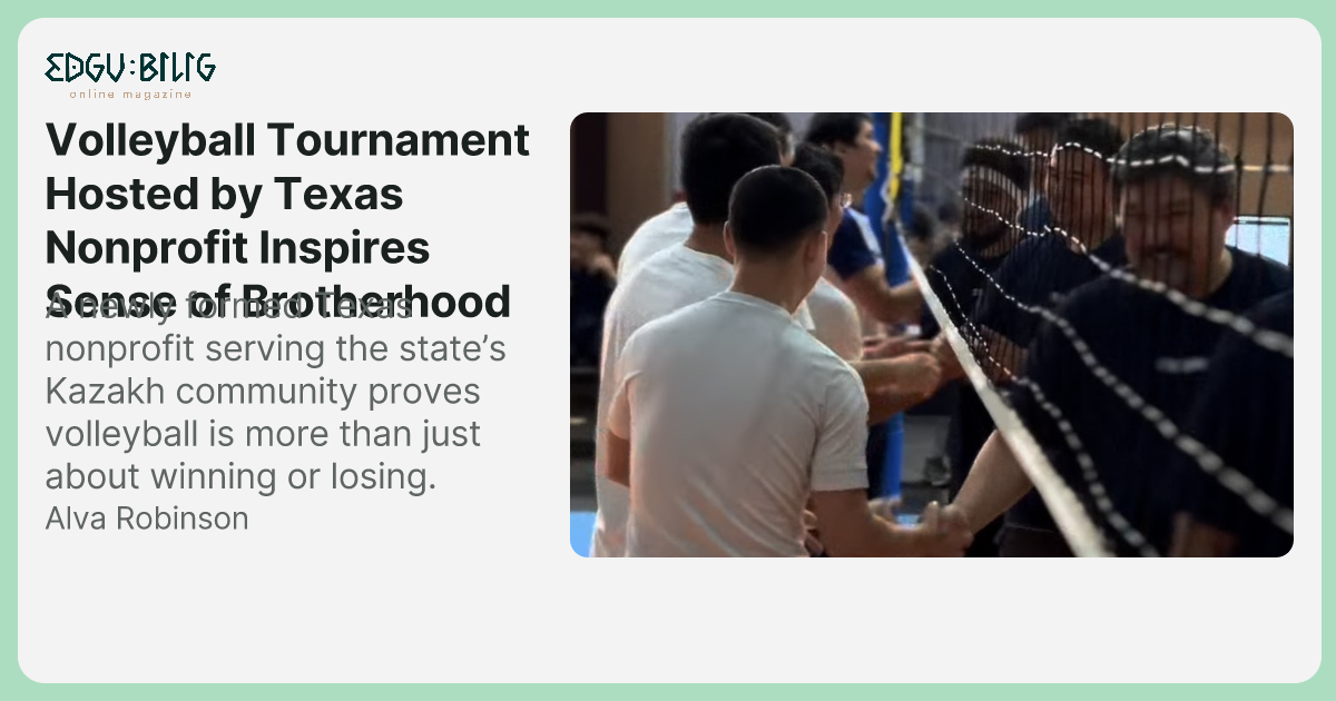 Article / Volleyball Tournament Hosted by Texas Nonprofit Inspires
