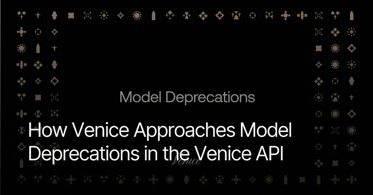 How Venice Approaches Model Deprecations in the Venice API