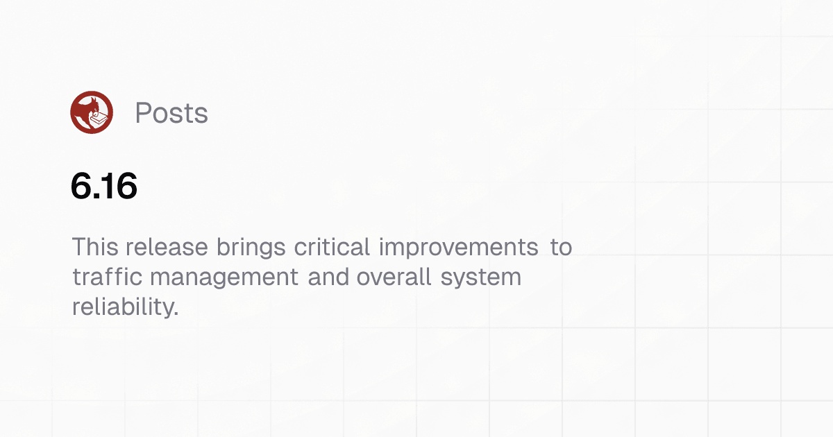 6.16 — Release